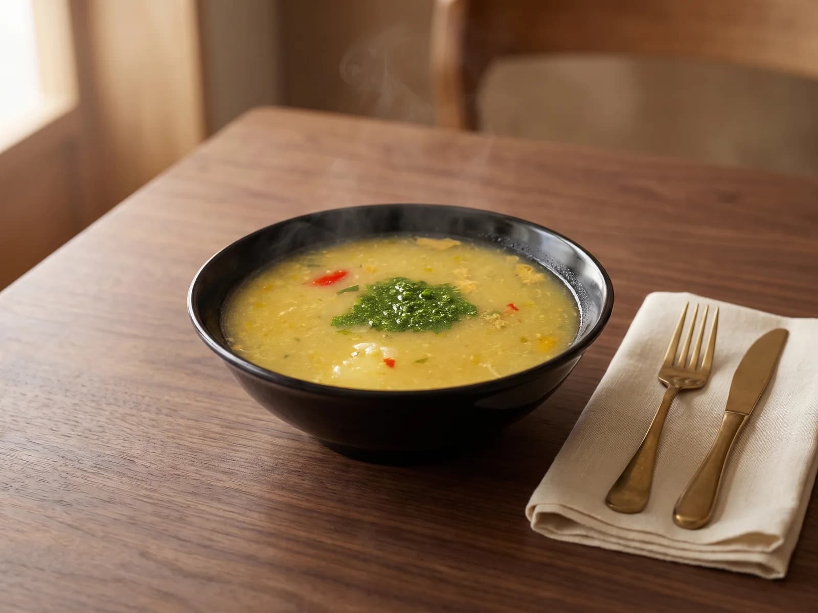 Porción de sopa del día — La Mesa de Oro, Tuluá